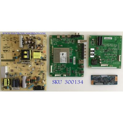 KIT DE TARJETAS PARA TV VIZIO / MAIN TXDCB02K014 / 715G6013-M01-000-004X / FUENTE ADTVC2418AC1 / 715G5670-P02-000-003S / T-CON 5550T10C04 / T500HVD02.0 / LED DRIVER INTVCV477XXA5 / 715G5682-P01-00-004S / PANEL TPT500JI-HVN04 / MODELO E500I-A1 LTYWNTBP
